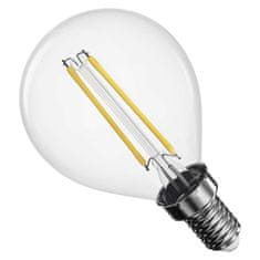 Emos LED žárovka Filament Mini Globe / E14 / 1,8 W (25 W) / 250 lm / neutrální bílá