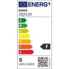 Emos LED žárovka Classic svíčka / E27 / 4,9 W (40 W) / 470 lm / teplá bílá