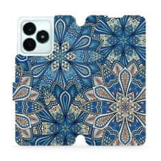 Mobiwear Flip pouzdro na mobil Realme C51 - V108P Modré mandala květy