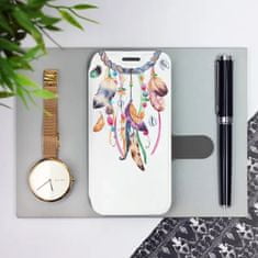 Mobiwear Flip pouzdro na mobil Motorola Moto G14 - M003S Lapač a barevná pírka