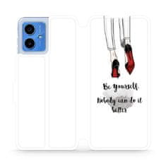 Mobiwear Flip pouzdro na mobil Motorola Moto G14 - M046P Be yourself