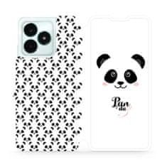 Mobiwear Flip pouzdro na mobil Realme C51 - M030P Panda Amálka