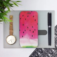 Mobiwear Flip pouzdro na mobil Motorola Moto G84 5G - V086S Melounek