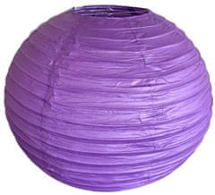 levnelampiony.eu Tmavě fialový kulatý lampion stínidlo průměr 45 cm