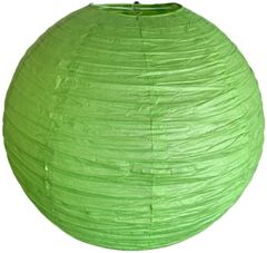 levnelampiony.eu Zelený kulatý lampion stínidlo průměr 50 cm