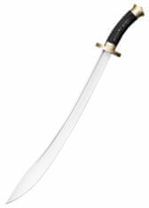 Cold Steel 88BBB Willow Leaf Sword sběratelský meč 67,6 cm, mosaz, kůže, kožené pouzdro