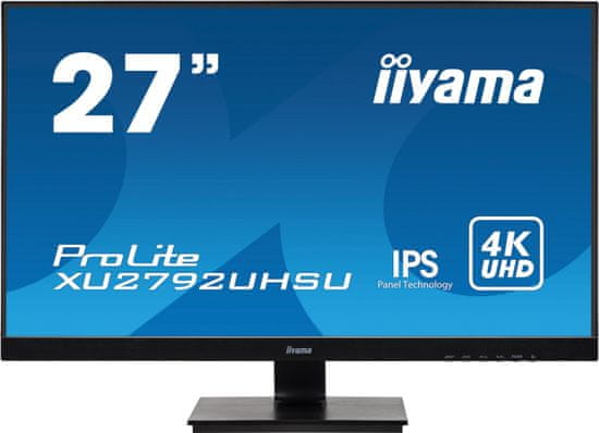 iiyama ProLite/XU2792UHSU-B1/27"/IPS/4K UHD/60Hz/4ms/Black/3R