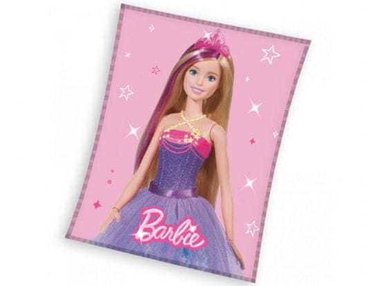 Carbotex  Dětská fleecová deka Barbie princezna 150x200 cm