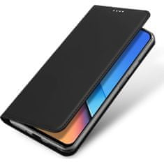 Dux Ducis Skin Pro knížkové pouzdro na Xiaomi Poco M6 Pro 5G / Redmi 12 / 12R, černé