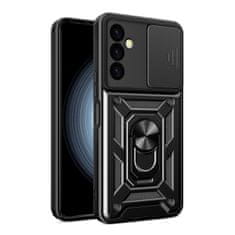 MG Hybrid Armor Camshield kryt na Samsung Galaxy M34, černý