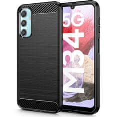 Tech-protect Carbon kryt na Samsung Galaxy M34 5G, černý