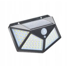 MG L10720 solární lampa 100 LED, černá