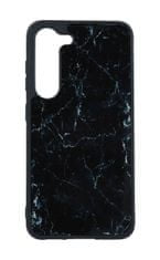 TopQ Kryt Marble Samsung S23 pevný Smoky Black 106701