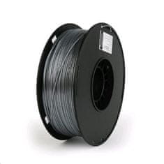 Gembird Tisková struna (filament) PLA PLUS, 1,75mm, 1kg, stříbrná