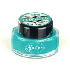 Aladine Kaligrafický inkoust IZINK CALLI & CO - metalický blankytně modrý, 15 ml