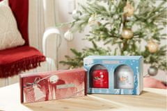 Yankee Candle Vánoční dárková sada čajových svíček a svícnu