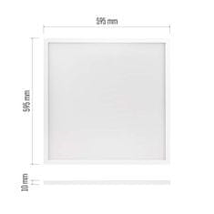 Emos LED panel MAXXO 60×60 cm, čtvercový vestavný bílý, 36W, neutrální bílá