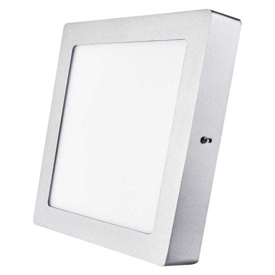 Emos LED svítidlo PROFI stříbrné, 23 x 23 cm, 18 W, neutrální bílá