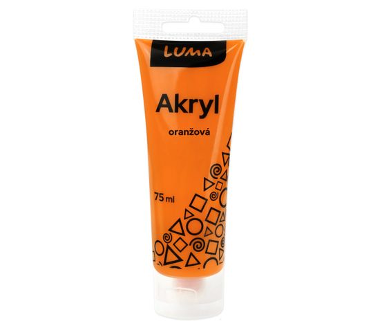 LUMA trading Akrylová barva oranžová 75ml