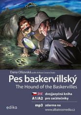 Dana Olšovská: Pes baskervillský A1/A2 - dvojjazyčná kniha pro začátečníky
