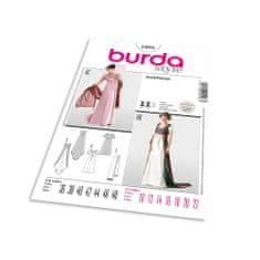 Burda Střih Burda 2493 - Empírové šaty, šál