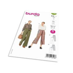 Burda Střih Burda 6148 - Volné kalhoty s gumou v pase, lněné kalhoty