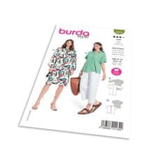 Burda Střih Burda 5918 - Volné košilové šaty, košile