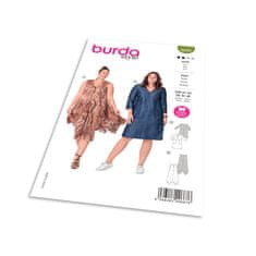 Burda Střih Burda 6036 - Sportovní šaty s kapsami, volné šaty