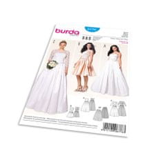 Burda Střih Burda 6776 - Korzetové svatební šaty se spodničkou, plesové šaty