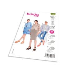 Burda Střih Burda 6006 - Krátké otevřené sako