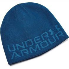 Under Armour Dětský kulich Under Armour Reversible Halftime Beanie - modrá