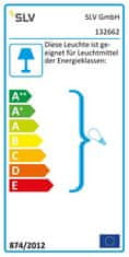 SLV BIG WHITE FENDA, závěs, A60, chrom, bez stínítka, bez rozety, otevřený kabel, max. 60 W 132662