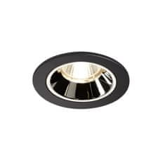 SLV BIG WHITE NUMINOS DL S vnitřní LED zápustné stropní svítidlo černá/chrom 4000 K 20° včetně listových pružin 1003819