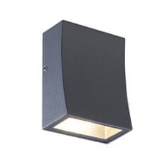 ACA ACA Lighting LED HP venkovní nástěnné svítidlo 3W 110LM 89d 230V AC 3.000K tmavá šedá CRI80 IP65 30.000hod LG1041G