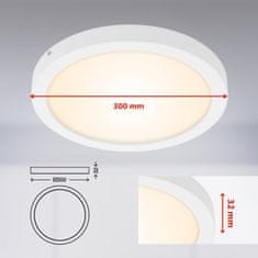 BRILONER BRILONER LED stropní svítidlo, pr. 30 cm, 21,4 W, bílé BRI 7141-016