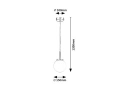 Rabalux Rabalux koupelnové svítidlo závěsné Togo E14 1x MAX 40W chromová IP44 75007