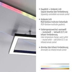 PAUL NEUHAUS LEUCHTEN DIREKT is JUST LIGHT LED stropní svítidlo hranaté hliník CCT stmívatelné Rainbow RGB 2700-5000K LD 11326-95