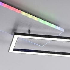 PAUL NEUHAUS LEUCHTEN DIREKT is JUST LIGHT LED stropní svítidlo hranaté hliník CCT stmívatelné Rainbow RGB 2700-5000K LD 11326-95