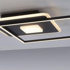 PAUL NEUHAUS LEUCHTEN DIREKT is JUST LIGHT LED stropní svítidlo hranaté Switchmo černá 3 krokové stmívání moderní krokově stmívatelné 3000K LD 15045-18