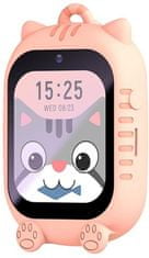 Forever Kids Look Me 2 KW-510 4G/LTE, GPS, WiFi růžové, chytré hodinky pro děti