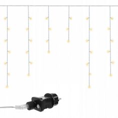 Iso Trade 11519 Vánoční světelný závěs 300 LED, 2.48 W teplá bílá 15 m