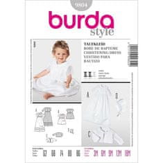 Burda Střih Burda 9804 - Šatičky, bolerko a klobouček