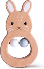 Bigjigs Toys Dřevěné chrastítko Rabbit