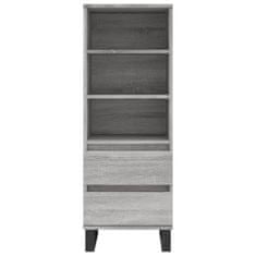 Vidaxl Skříň highboard šedá sonoma 40 x 36 x 110 cm kompozitní dřevo