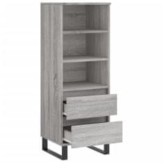 Vidaxl Skříň highboard šedá sonoma 40 x 36 x 110 cm kompozitní dřevo