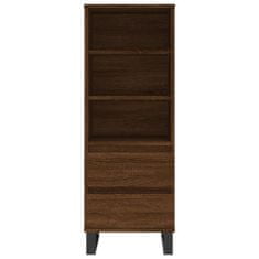 Vidaxl Skříň highboard hnědý dub 40 x 36 x 110 cm kompozitní dřevo