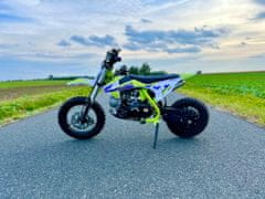 Leramotors Pitbike SPIRIT 90ccm 12/10 Automat - žlutá