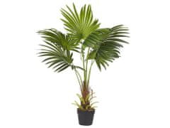 Beliani Umělá rostlina v květináči 100 cm PALM