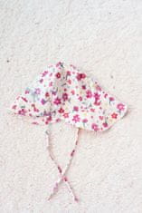 Sterntaler Klobouk do deště nepromokavý květinky rosa holka vel. 49 cm- 12-18 m