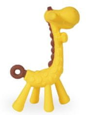 KIK Silikonové kousátko žluté žirafy